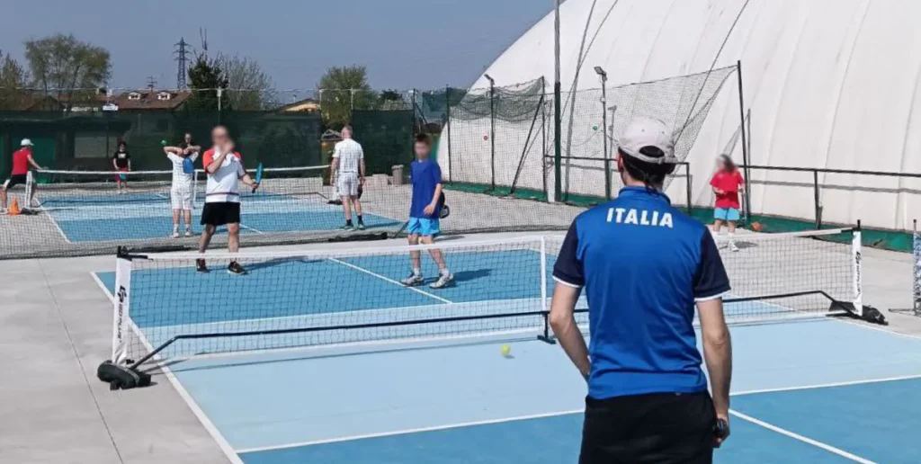 ASD Garden Tennis Abano vista campi Pickleball