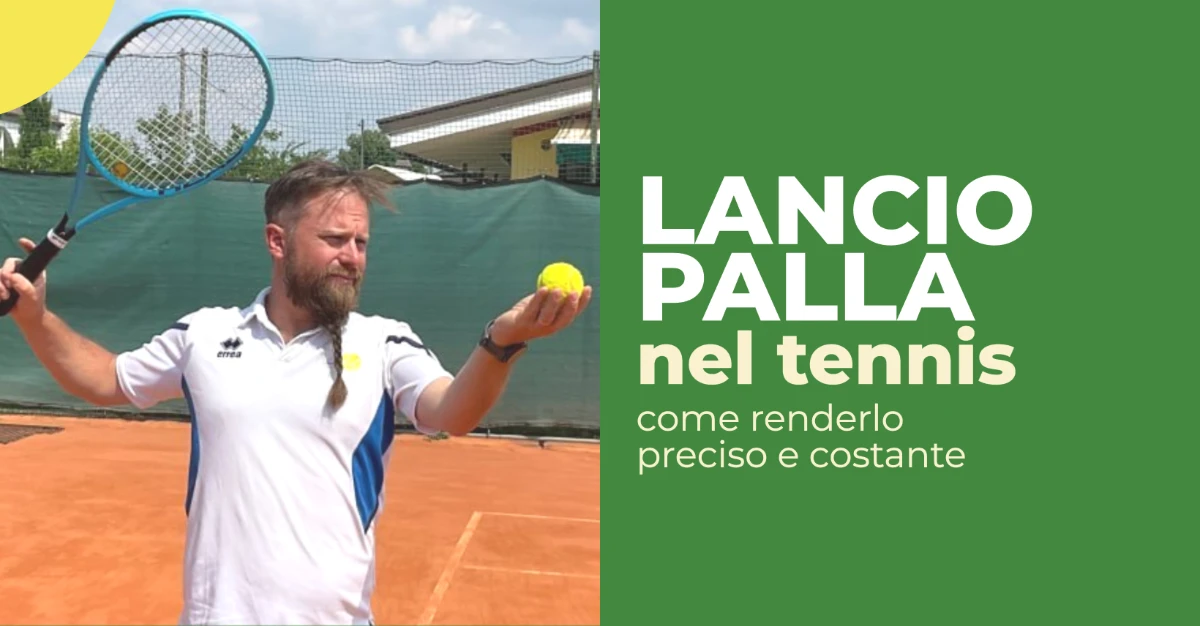 lancio palla nel tennis